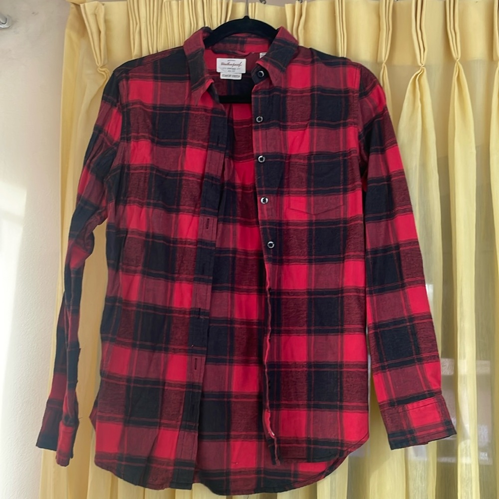 Original Weatherproof Vintage since 1948 Plaid Button Up Long Sleeve Top